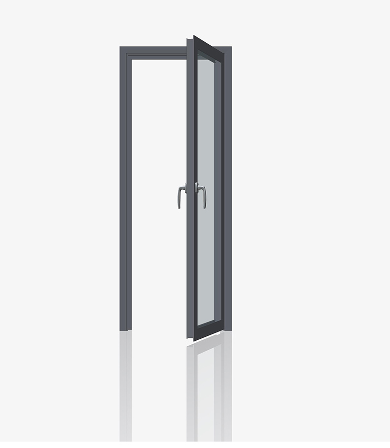 Indoor aluminum doors